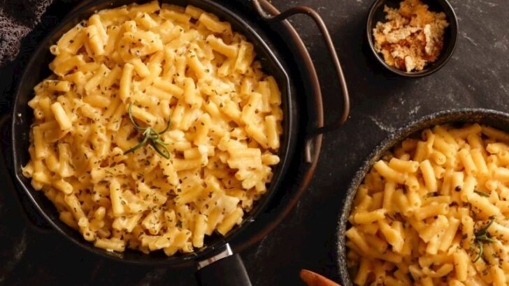 Tek Tavada Peynirli Makarna Tarifi