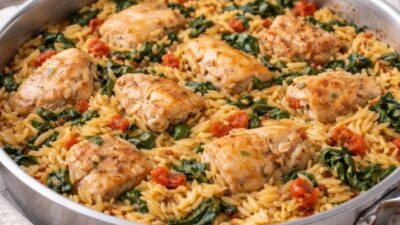 Tek Tencerede Tavuklu Şehriye Pilavı Tarifi