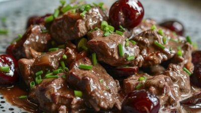 Vişneli Dana Yahni Tarifi