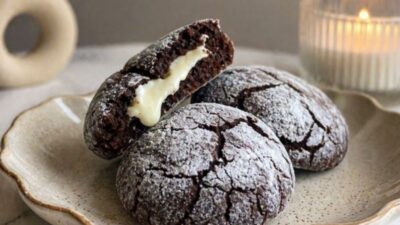 Beyaz Çikolatalı Çatlak Kurabiye Tarifi