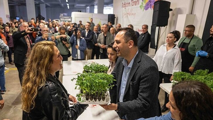 Bornova’da toprağa can, üreticiye dayanak