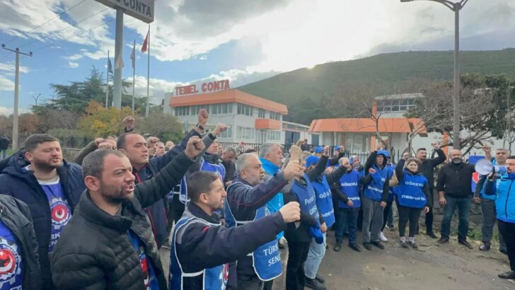 Grevdeki Temel Conta emekçilerin meskenlerine şafak operasyon: Çok sayıda gözaltı var!