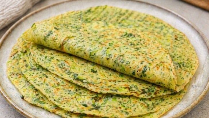 Kabaklı Yeşillikli Krep Tarifi