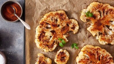 Kırmızı Biberli Karnabahar Steak Tarifi