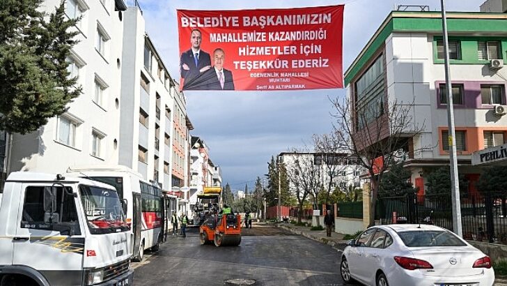 Lider Eşki sabah mesaisine Egemenlik Mahallesi’nde başladı