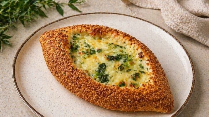 Peynirli Simit Pide Tarifi