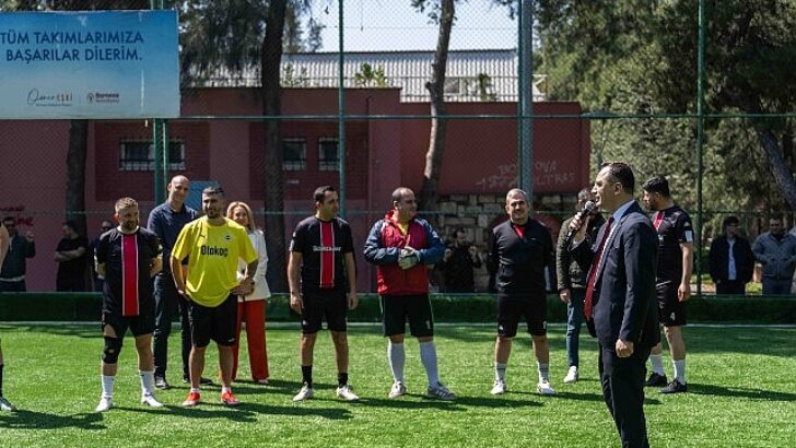 Üniteler ortası futbol turnuvasında birinci vuruşu Lider Eşki yaptı