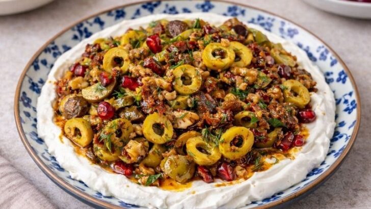 Yeşil Zeytin Mezesi Tarifi