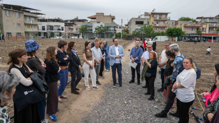 Avrupa’dan Bornova’ya kent bostanı incelemesi