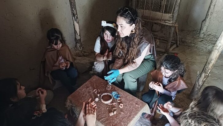 Bornova’da Minikler Taş Zamanı’na seyahat yaptı