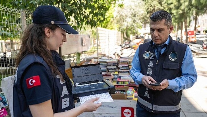 Bornova’da zabıta kontrollerine teknoloji gücü