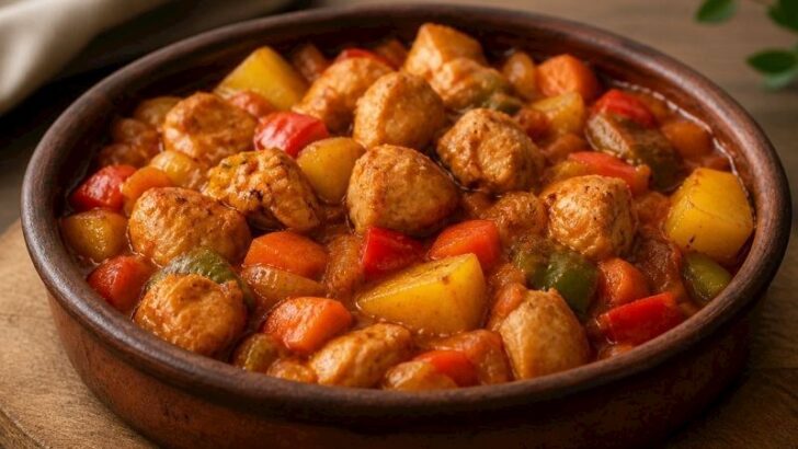 Güveçte Tavuklu Tas Kebabı Tarifi