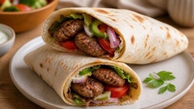 Köfteli Lavaş Dürüm Tarifi