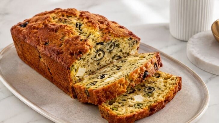 Zeytinli Ve Kekikli Tuzlu Kek Tarifi