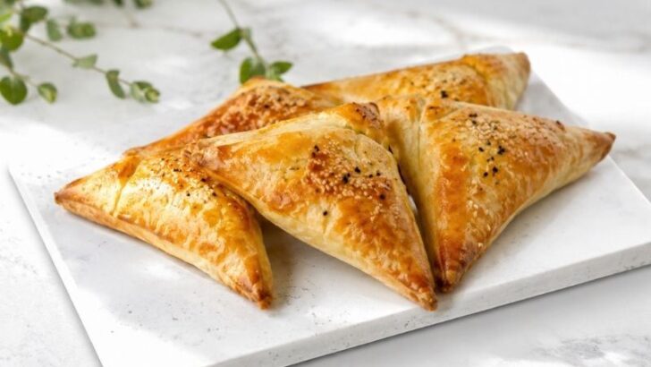 Baharatlı Patatesli Çıtır Üçgen Börek Tarifi