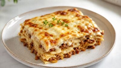 Beşamel Soslu Erişte Lazanya Tarifi