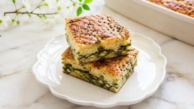 Dışı Çıtır, İçi Yumuşacık Glutensiz Ispanaklı Börek Tarifi
