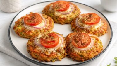 Fırında Sebzeli Pizza Mücver Tarifi