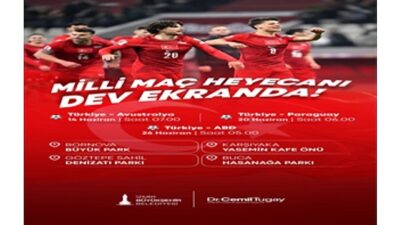 İzmir’de dünya kupası heyecanı dev ekranlarda yaşanacak