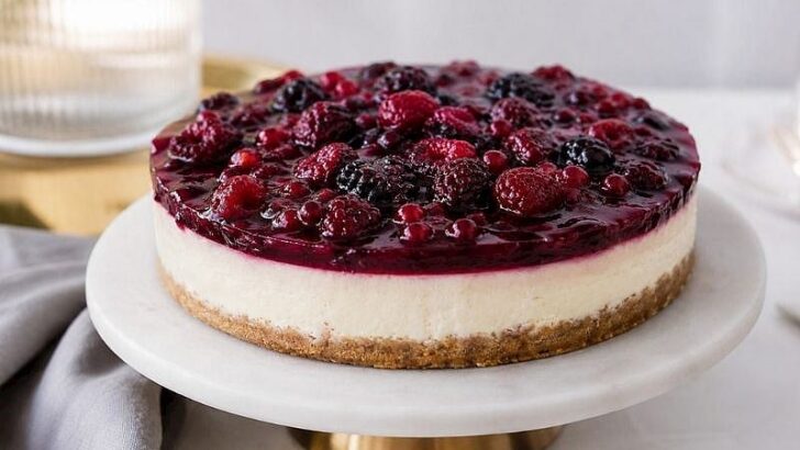 Orman Meyveli Cheesecake Tarifi