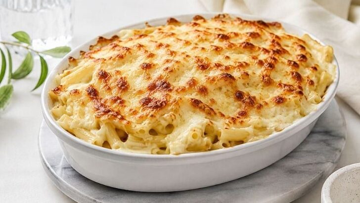 Peynir Sevenlere Özel Parmesanlı Fırın Makarna Tarifi