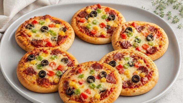 Puf Puf Kabaran Porsiyonluk Pizza Tarifi