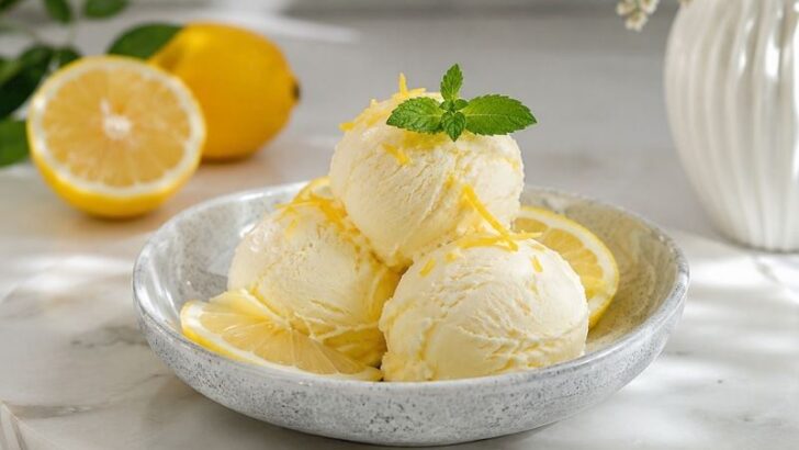 Yazın En Serin Lezzeti: Limonlu Dondurma Tarifi