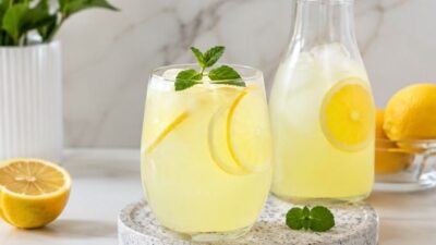 1 Dakikada 1 Limonla 1 Litre Limonata Tarifi