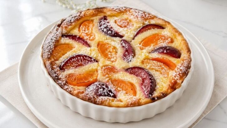 Erikli Ve Kayısılı Clafoutis Tarifi