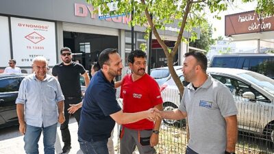 Lider Eşki’den 3. Sanayi Sitesi’ne ziyaret