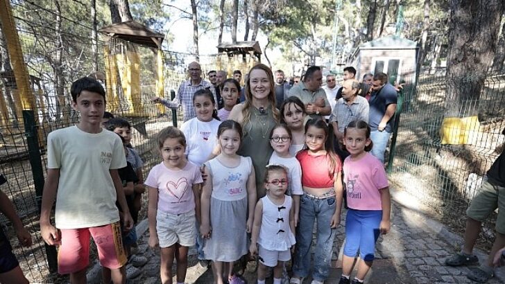 Lider Memnun Macera Parkı’nda çocuklarla bir araya geldi