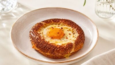Simit Çanağında Yumurta Tarifi