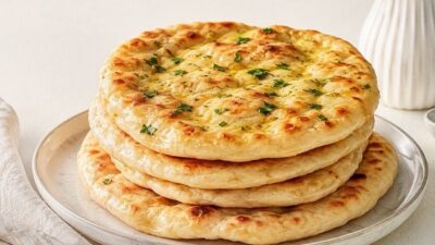 Yoğurmadan Hazırlanan Kolay Bazlama Tarifi