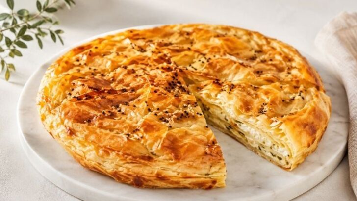 Az Malzemeyle Hazırlanan Kat Kat Börek Tarifi