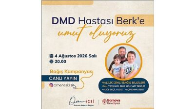Bornova’da dayanışma sırası Berk Yıldız’da