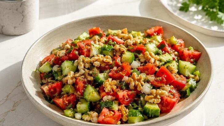 Cevizli Çoban Salata Tarifi