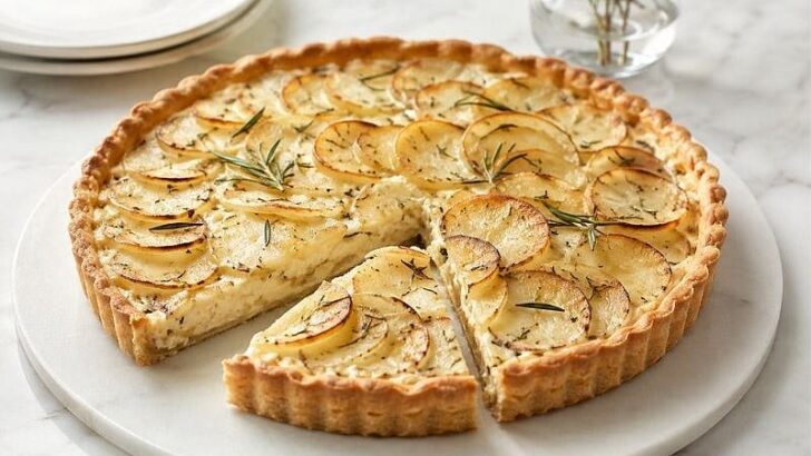 Çıtır Tabanlı Patatesli Tart Tarifi