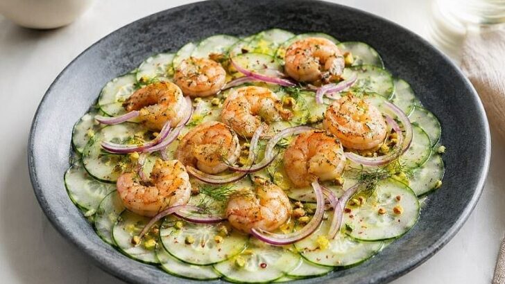 Karidesli Salatalık Carpaccio Tarifi