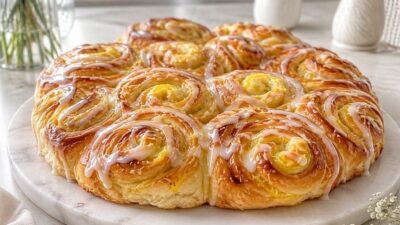 Limonlu Rulo Çörek Tarifi