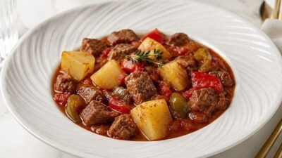 Patatesli Tas Kebabı Tarifi