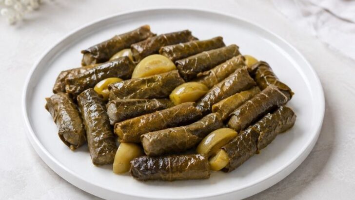 Yeşil Erikli Mısırlı Bahar Sarması Tarifi