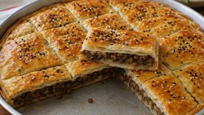 Mercimekli Açma Böreği Tarifi